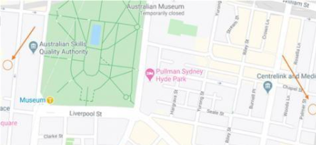 Example of a location not considered a campus