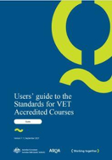 User’s guide to the Standards