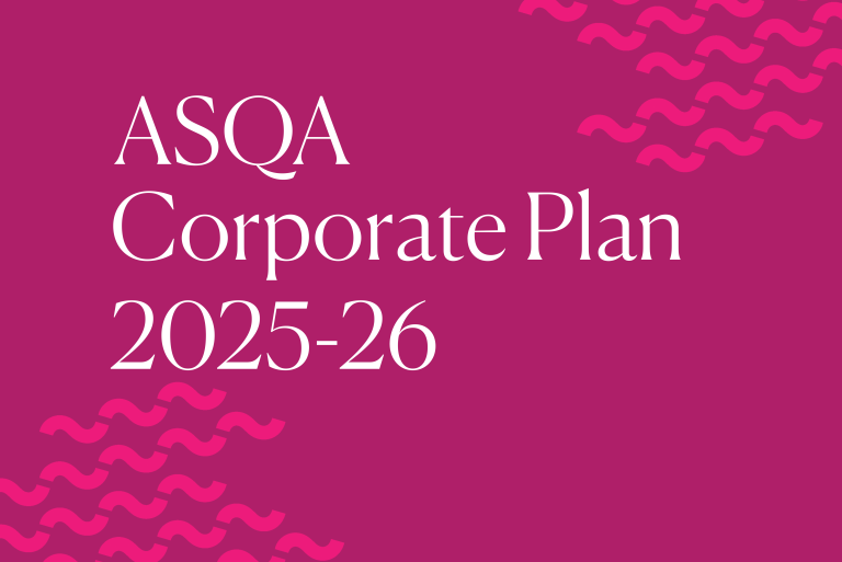 ASQA thumbnail corporate plan 2025-26