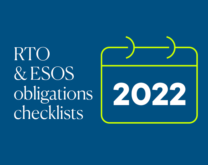 2022 RTO &ESOS obligations checklists