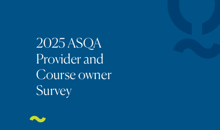 2025 ASQA Provider and Course owner Survey