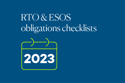 RTO & ESOS Checklists